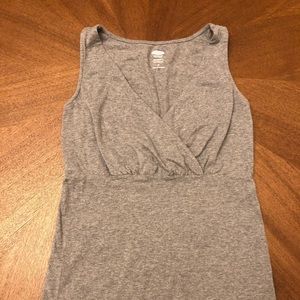 Old Navy maternity cross-front nursing tank